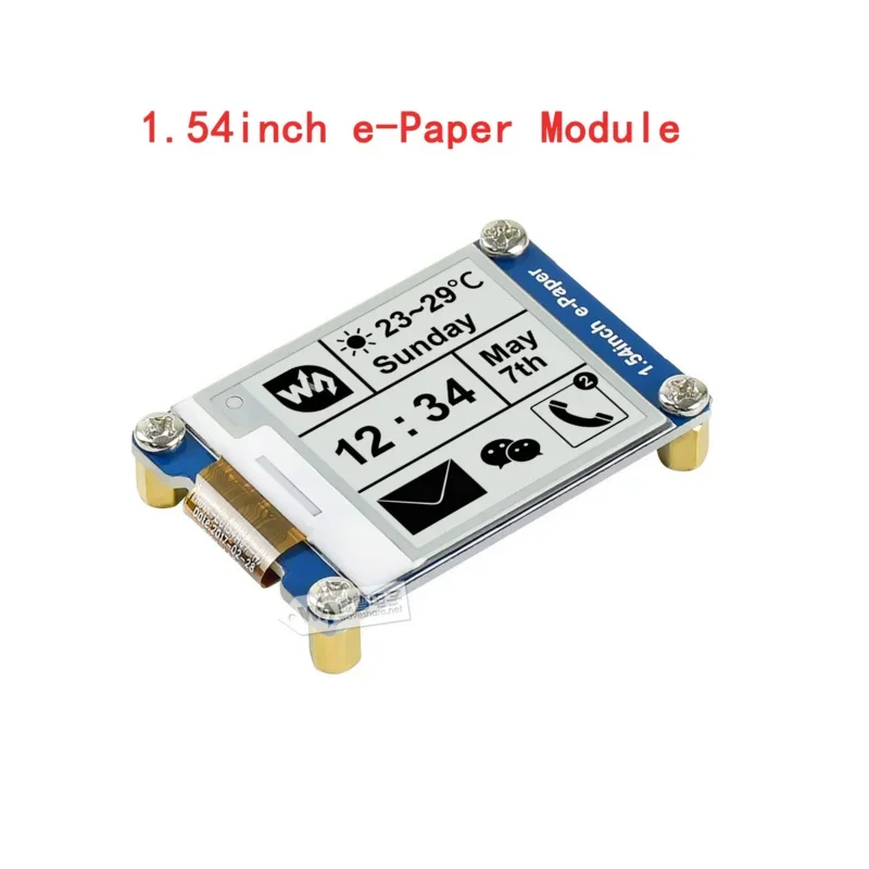 

1.54Inch SPI E-Ink EPaper E Paper Display Screen Module Kit For RPI Raspberry Pi Zero 2 WH 2W 3B Plus 3 Model B 4 4B 5