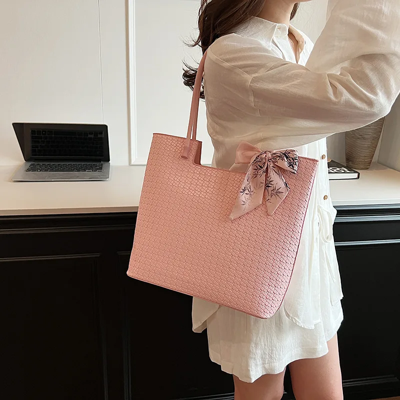 

Spacious Commuter Bag Solid Color Shoulder Purse for Women Versatile Day Tote Minimalist Crossbody Bag Elegant Top Handle Bag​