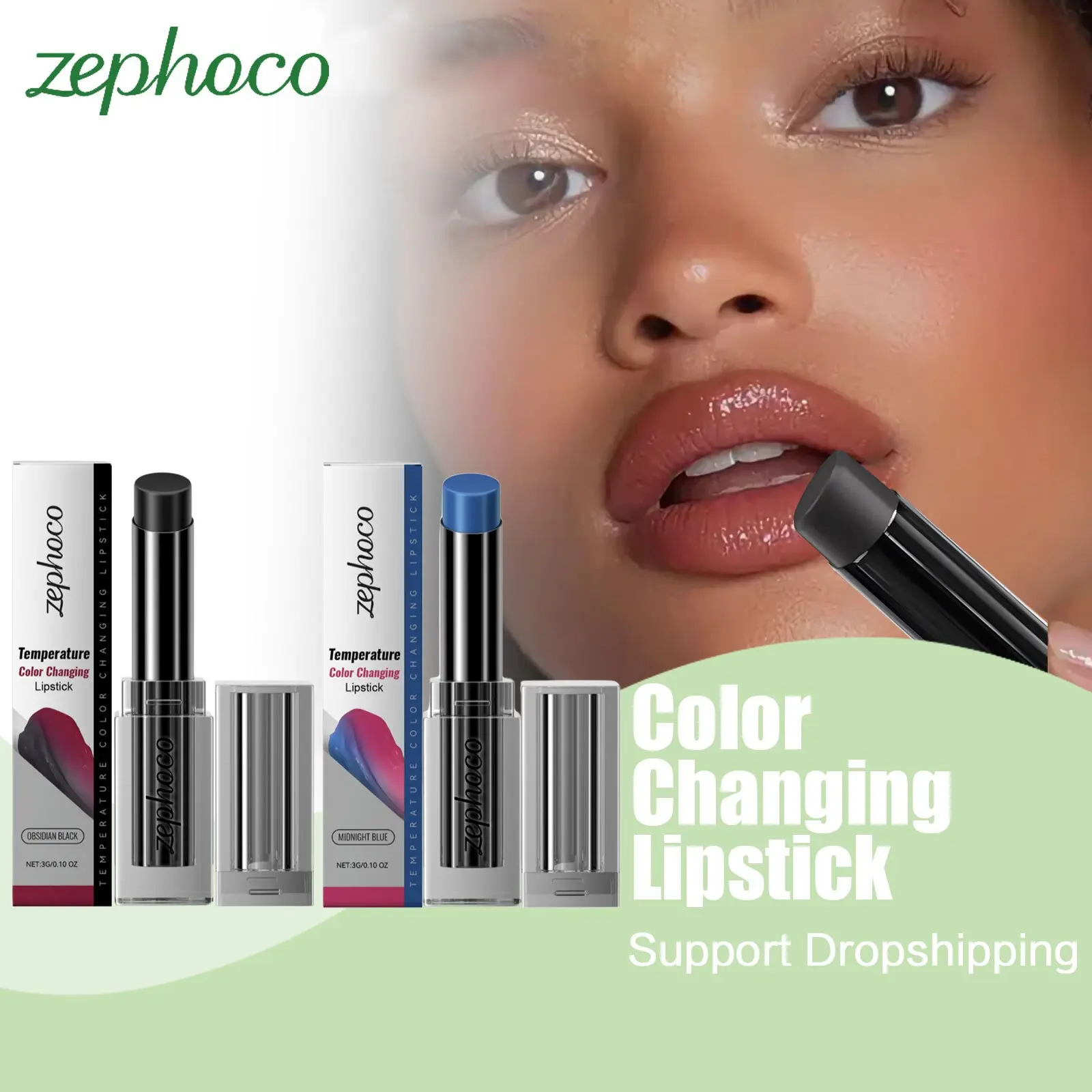 온도 색상 변경 립스틱 오래 지속되는 영양 모이스춰 라이징 엑스 폴리 에이 팅 글로스 여성용 끈적 거리지 않는 변색 립밤