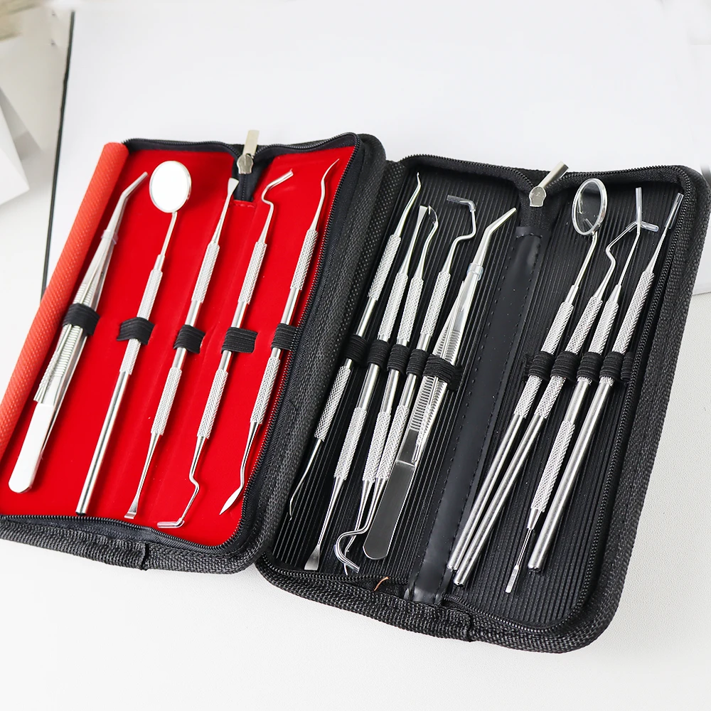 Stainless Steel Dental Cleaning Tool, Removes Tooth Dirt, Cleans Tooth Stains, and Protects the Oral Cavity