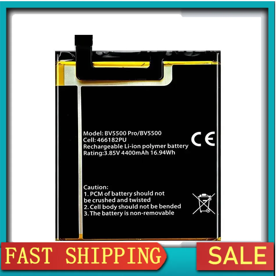 

Stable 4400Mah For Blackview BV5500 Plus Pro Mobile Phone Battery