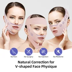 Reusable Face Slimming Bandage V Line Face Shaper Women Chin Cheek Lift Up Belt Facial Massage Strap Face Skin Care Beauty Tools
