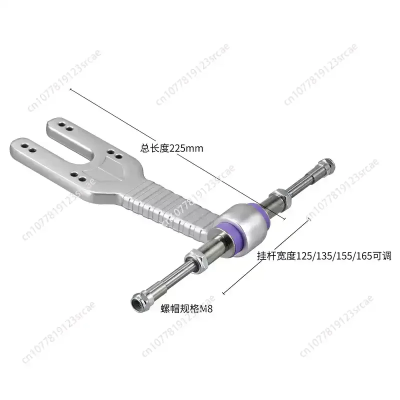 Longboard Extension Fork, Deck Riser Mount, Drop Truck Adapter for Downhill Carving, Universal Skateboard Parts