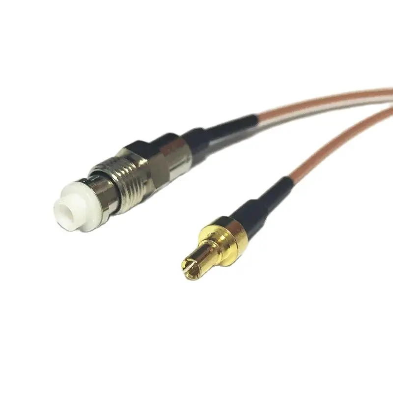 

New FME Female Jack Switch CRC9 Male Straight Pigtail Cable RG178 Wholesale 15CM 6" for 3G USB Modem