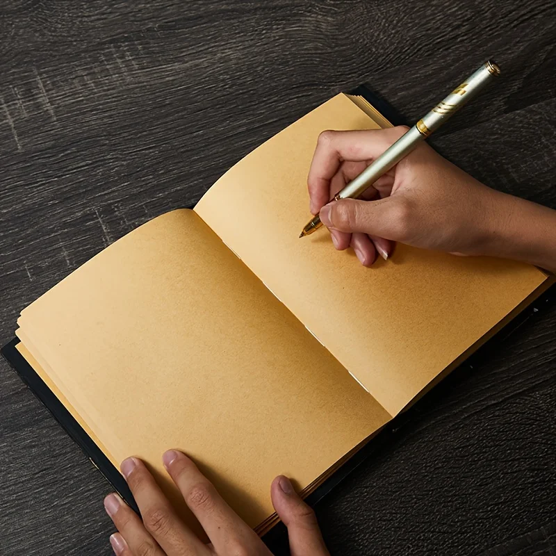 1 szt. Notatnik 3D Relief Crow Retro COS Magic Hand Ledger Codzienny notatnik