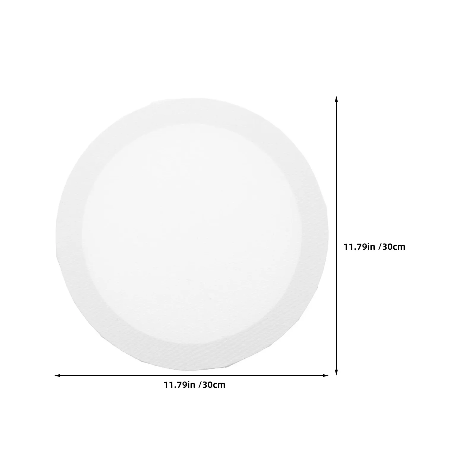 2Pcs Round Cotton Canvas Panel Painting Board Blank for Oil Acrylic Watercolor Painting Art Round Canvas Panels