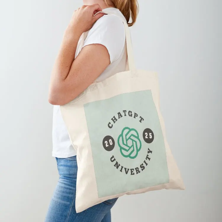 ChatGPT UNIVERSITY 2025 Tote Bag canvas tote bags canvas shopping bag Canvas Women's bags