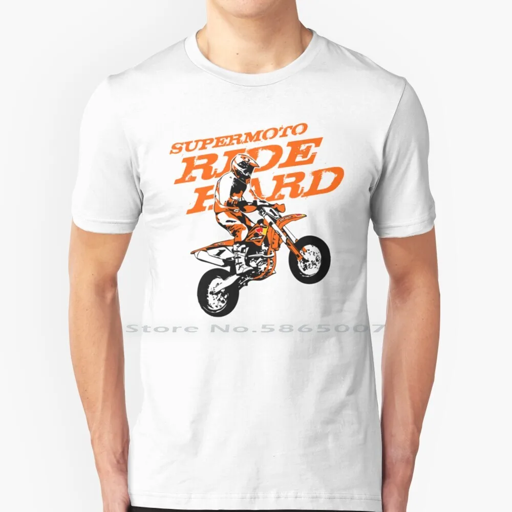 Supermoto-Trial-Motorcycle T Shirt Cotton 6XL Trial Racing Motorcycle Motorsport Racer Motorbike Biker Gasgas Vertigo Montesa