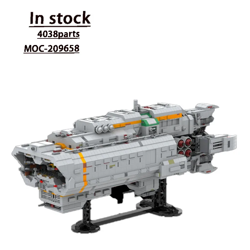 

MOC-209658 New Outer Space Spaceship Battleship Building Block Model, 4038 Pieces, Boys' and Children's Birthday Toy Gift