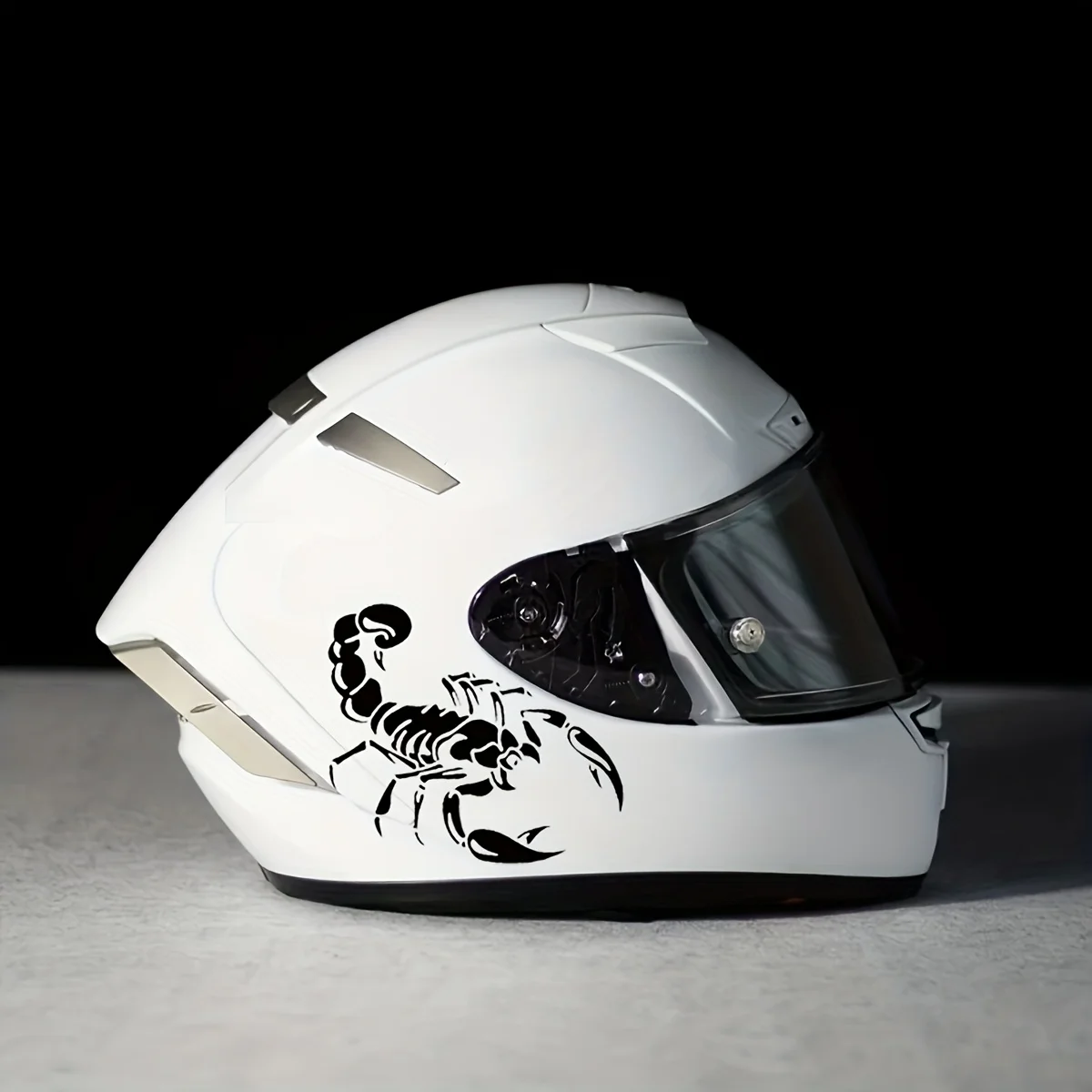 Scorpion PVC Stickers, Waterproof Durable Decals for Motorcycle Helmet & Car Rearview Mirror, Ideal for Style Enthusiasts