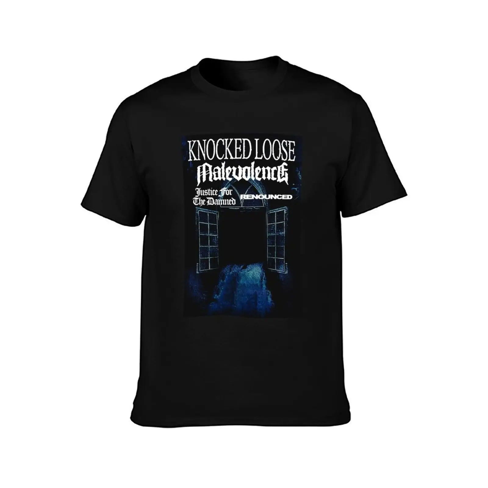 Knocked Loose Art T-Shirt Summer Casual Cotton Tee Oversized Streetwear Tops Vintage Graphic Print Loose Fit Short Sleeve