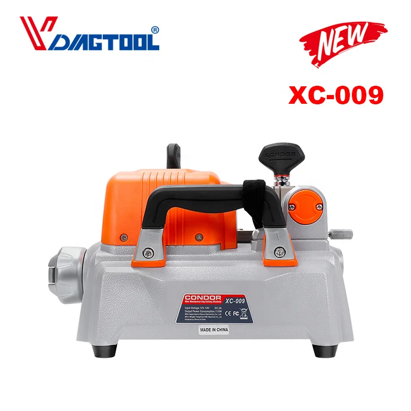 Xhorse Condor XC-009 Key Cutting Machine With Battery XC009 Cheaper Than CONDOR XC-MINI For Single-Sided And Double-sided Keys