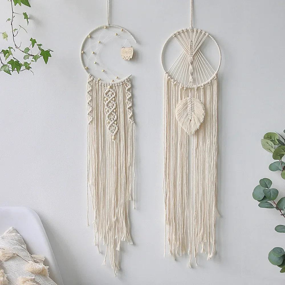 

Dream Catchers Boho Home Decor Macrame Handmade Wall Hangings Ramadan Baby Bedroom Nordic Room Kids Nursery Ornament Gift