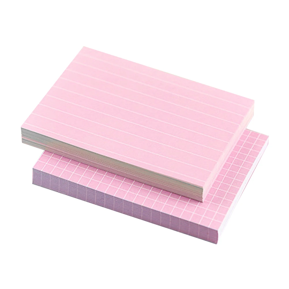 150 pcs Cards Ruled Lined Study Flashcards Office Filing Notebooks Paper Students Lined Index Cards Teachers Portable