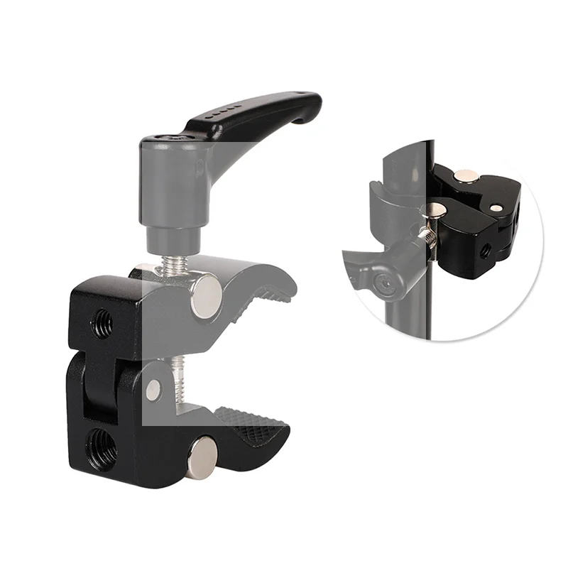 

1 шт., плоскогубцы Hawk с волшебным рычагом, зажим для резьбы, плоскогубцы, зажим для краба, черный фиксирующий зажим для камеры, аксессуары для фотосъемки