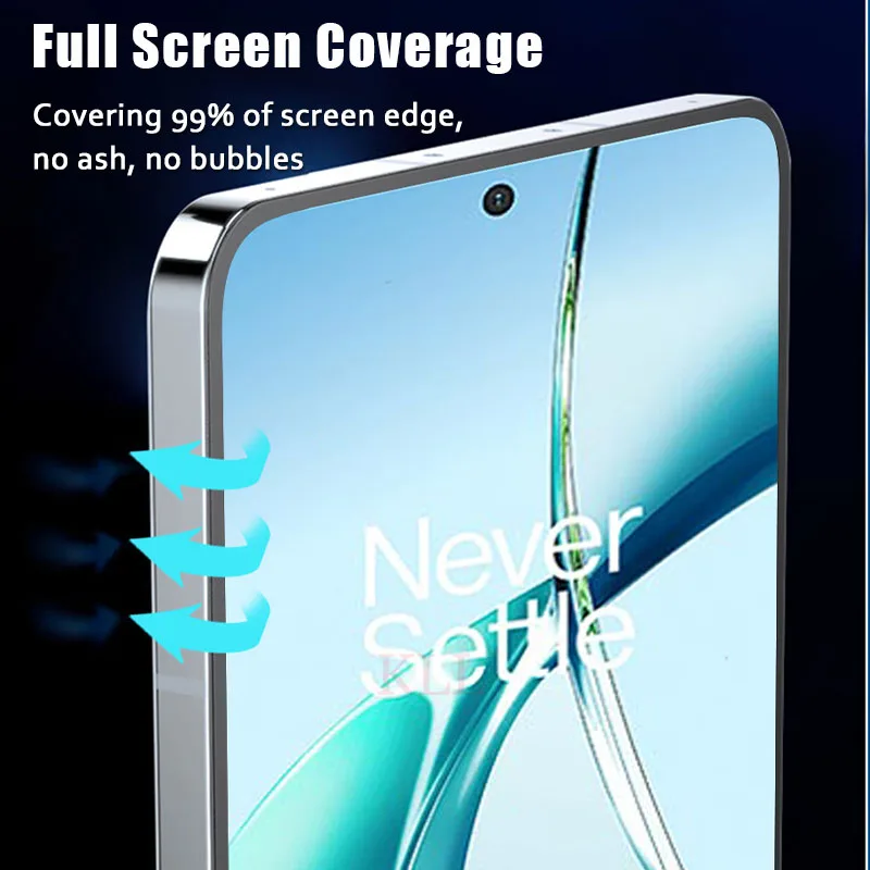 One-click Installation Kit Full Cover Tempered Glass For Oneplus Nord CE 4 3 2 Lite 10T 10R 9RT 9 8T 7T 6T Screen Protector