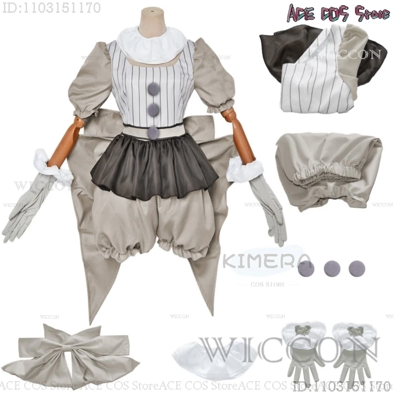 Costume de Cosplay du Film Clown détectée ywise, Ensemble Complet de Lolita d'Horreur d'Halloween pour ixde Carnaval, pour Femme