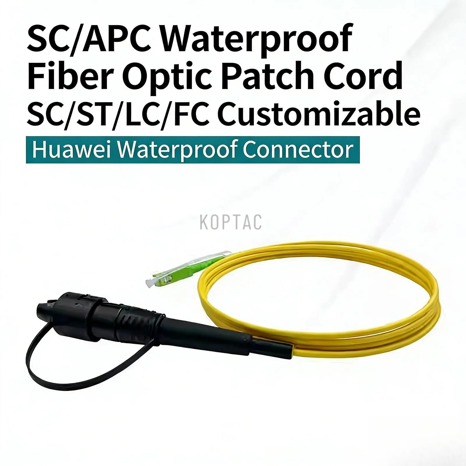 

1 шт. Водонепроницаемый оптоволоконный коннектор Cor Ning HUA WEI Mini SCAPC Optitap для наружного применения, оптоволоконный патч-корд Huawei SM для наружного использования