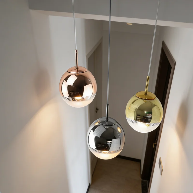 

Подвесной светильник-шар в скандинавском стиле, современная люстра для гостиной, спальни, домашнего интерьера, осветительный прибор 2026