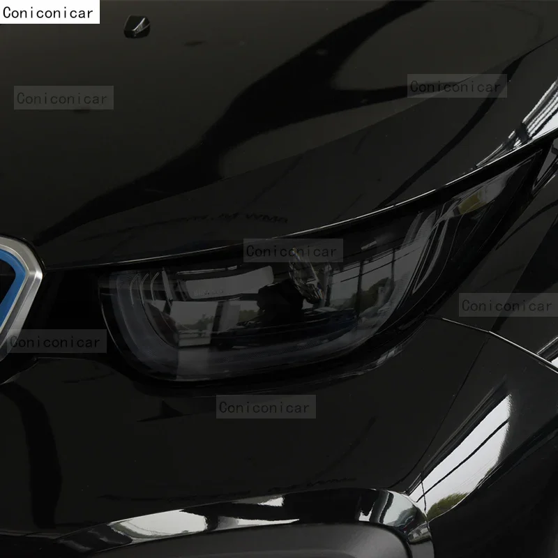 For BMW I3 2013-2020 Car Exterior Headlight Anti-scratch Front Lamp Tint TPU Protective Film Repair Accessories Sticker
