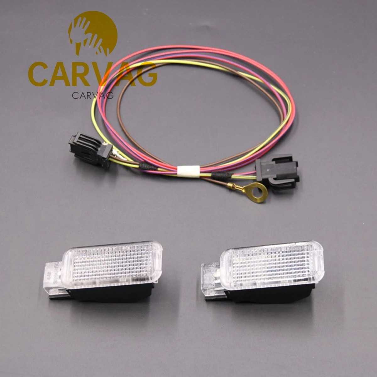 Glove Box Lamp Storage Compartment Light Set KIT For Audi A3 A4 A5 A6 Q3 Q5