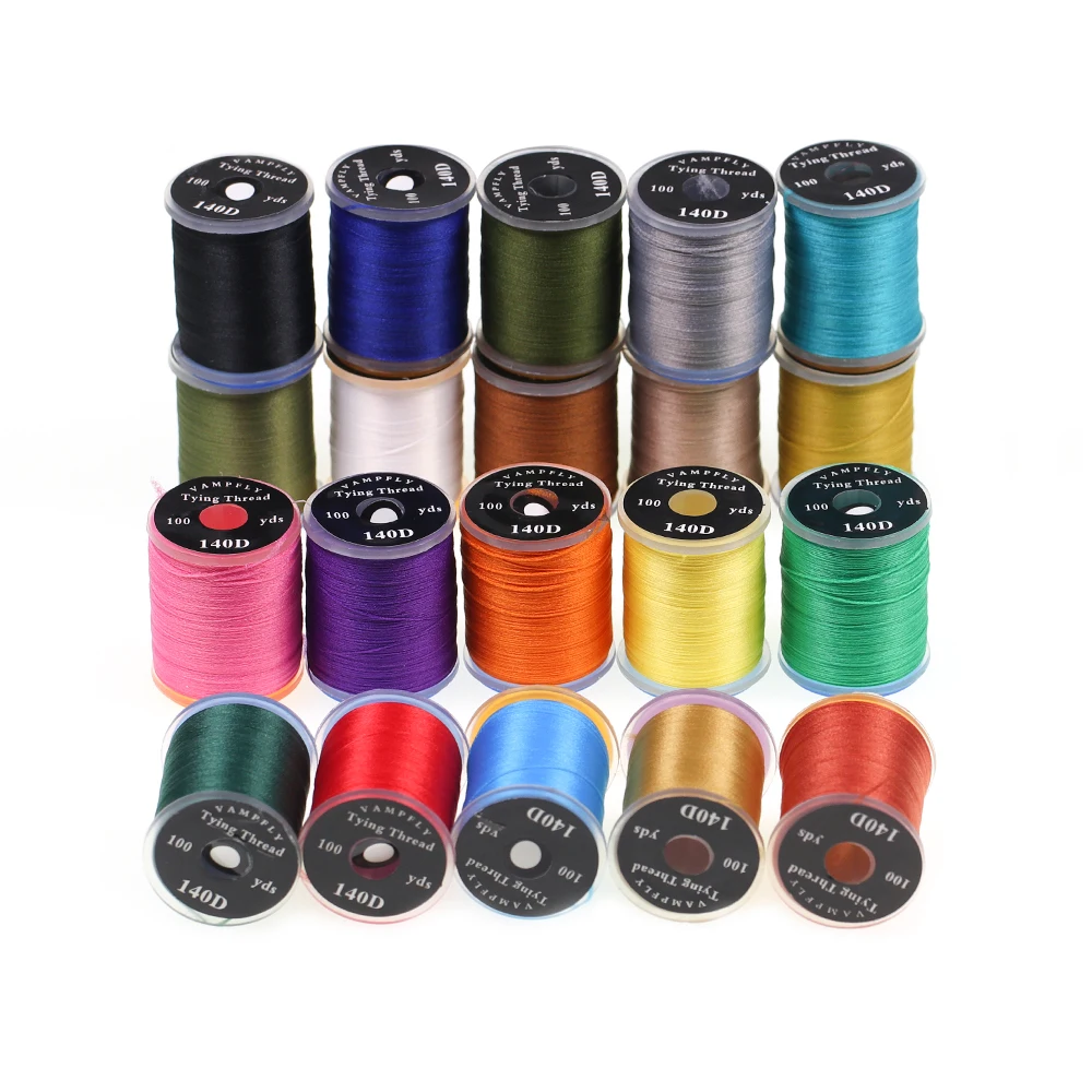 1 Stück/2 Stück 140D Fliegenbindefäden, Nylonfaden, Fliegenbindematerial für Mücken, Nymphen, Scud, trockene und nasse Fliegen für verschiedene Größen # 6~ # 14 – Detail 6