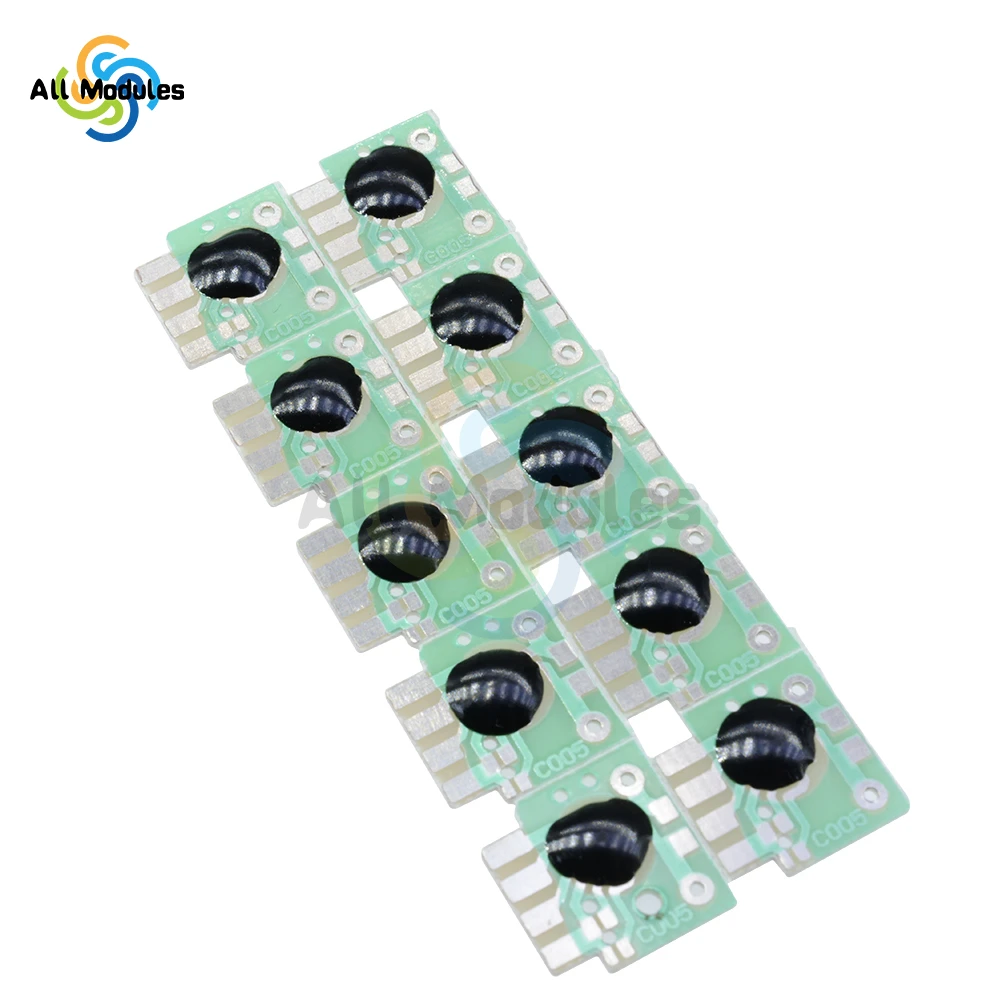 10PCS Multifunction Delay Trigger Timing Chip Module Timer IC Timing 2s - 1000h DC 5V Low Power Greeting Card Sound Module