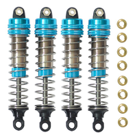 4Pc Metal Shock Absorber Damper for XLF X03 X04 X03A Max X04A Max 1/10 RC Car Brushless for Monster Truck Upgrade Parts2