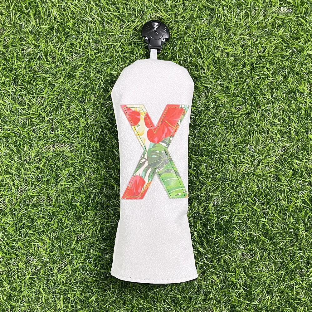 

Golf Patterned Numbers Design, Club Headcovers Set for Driver/Hybrid/Putter - Durable Protective Covers for Men & Women