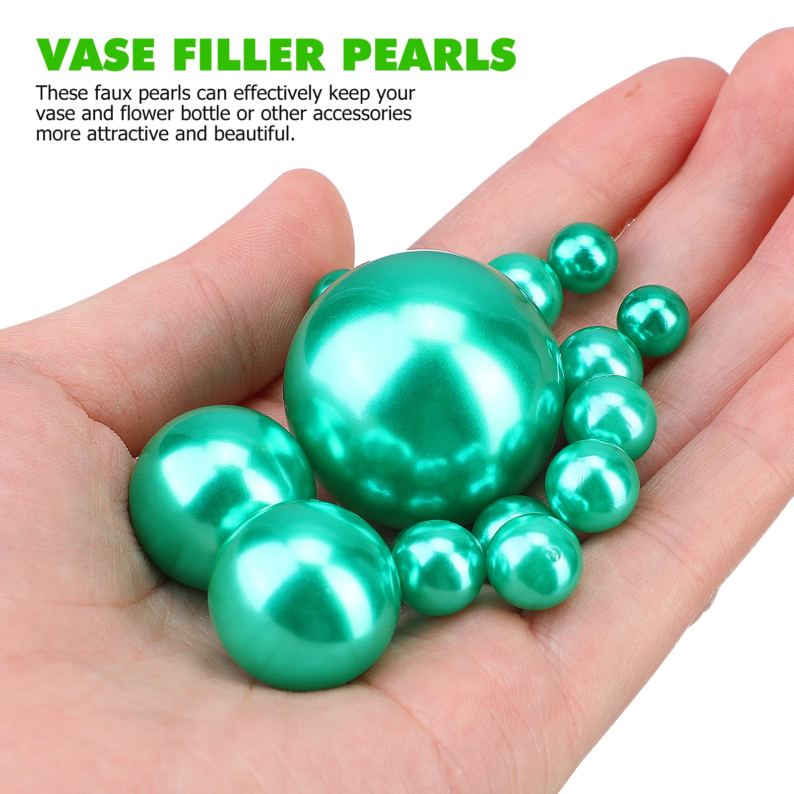 

Christmas Vase Filler Pearls Floating Fake Pearl Beads for Wedding Party Table Decoration Vase Decor Arrangement Supplies