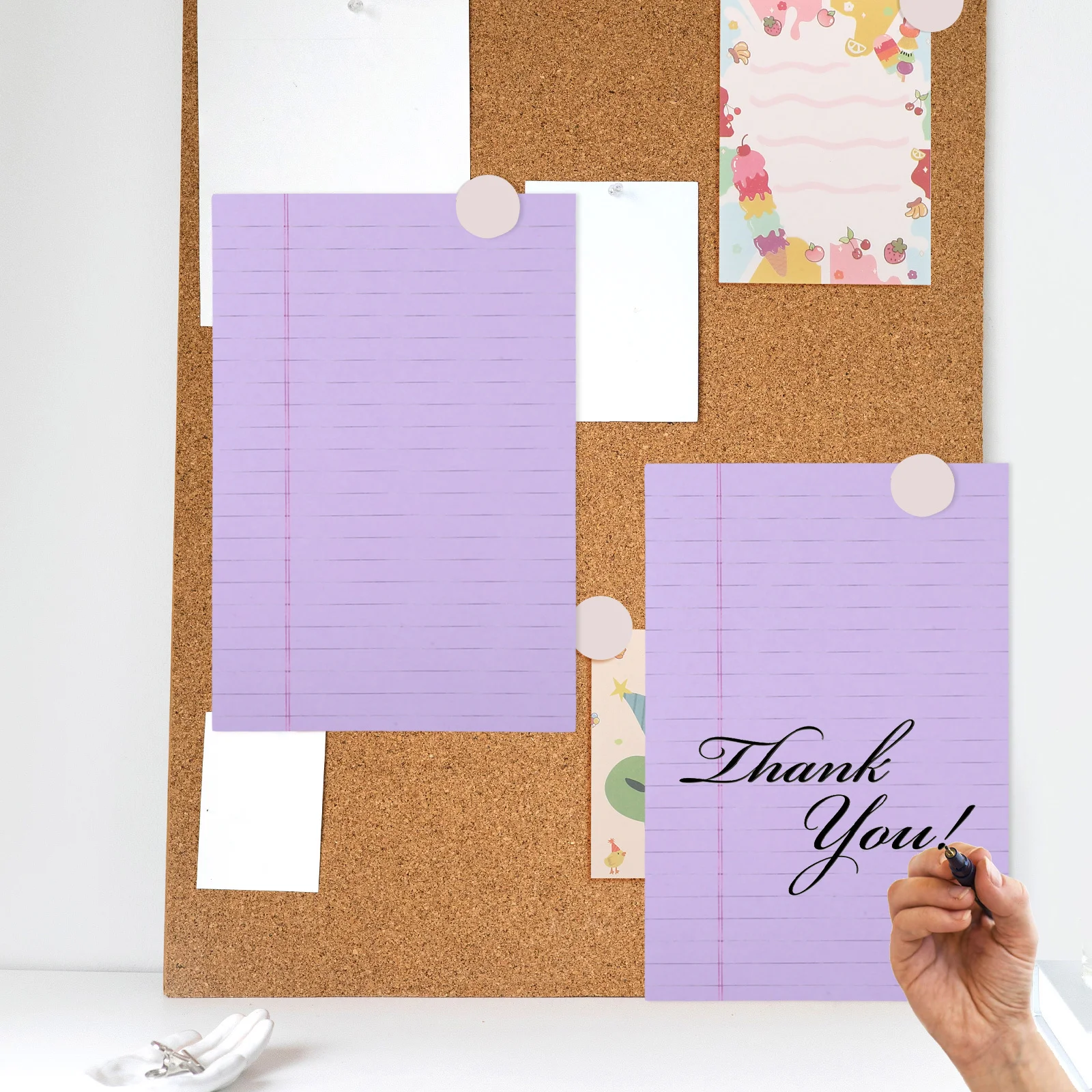 

4Pcs Lined Notepad Paper Pads Tearable Memo Notebook for Work Scheduling Planning Ideas Pocket Size Wide Ruled Office School