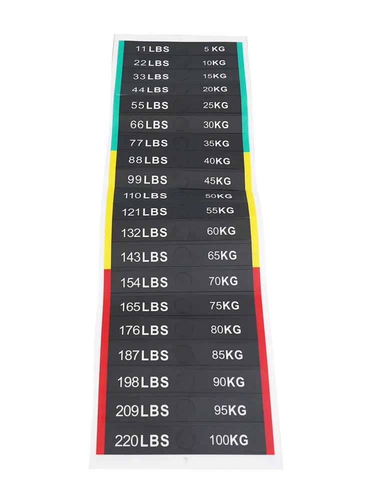 1 Set  Fitness  Equipment Weight  Sticker  Gym Weight Stack  Labels Number  Sticker Fitness Equipment Sticker Replacement