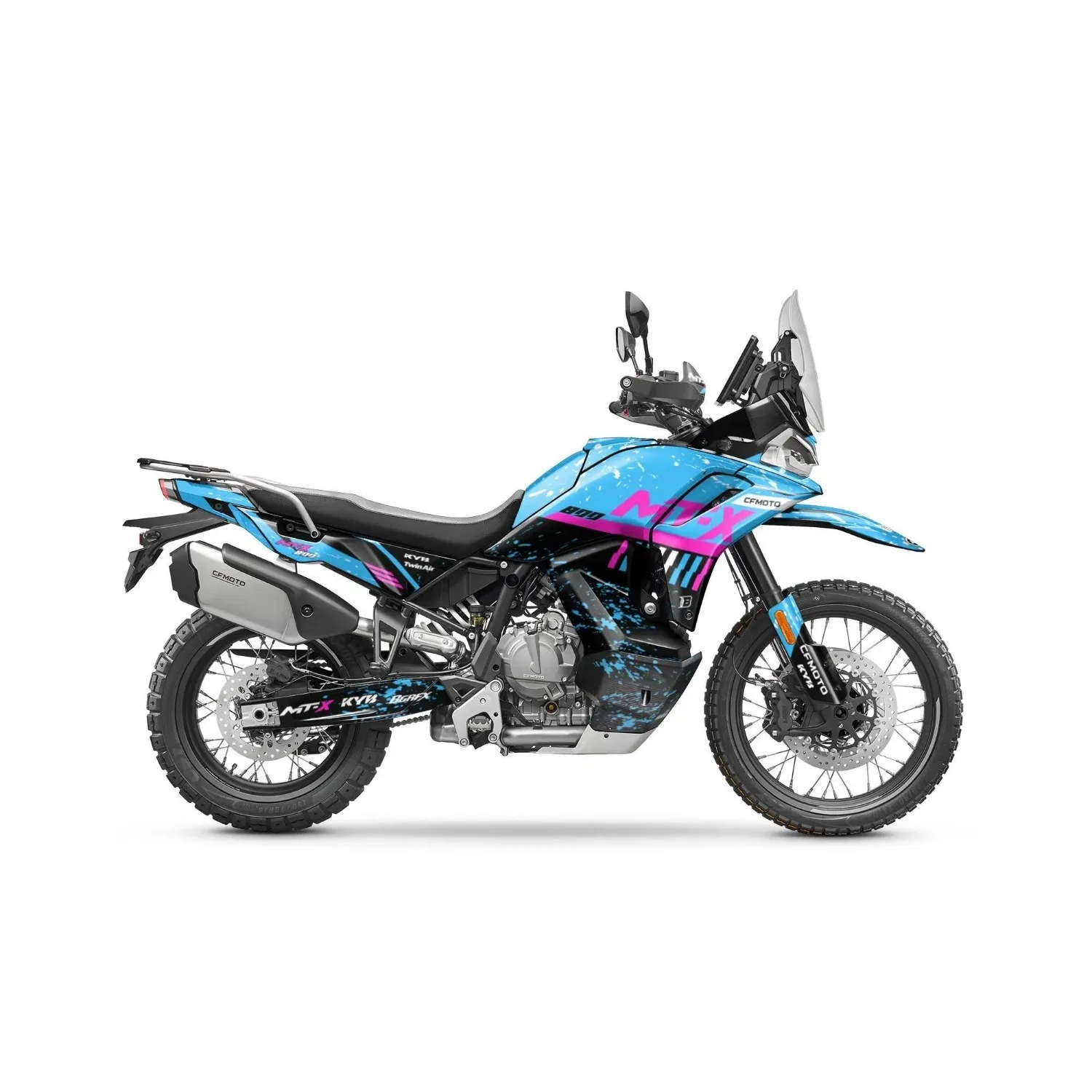 Motorcycle Body Fairing Sticker Decal Protective Street Bike Full Graphic Kit  For CFMOTO 800 MT-X 2025-2026 Design 17