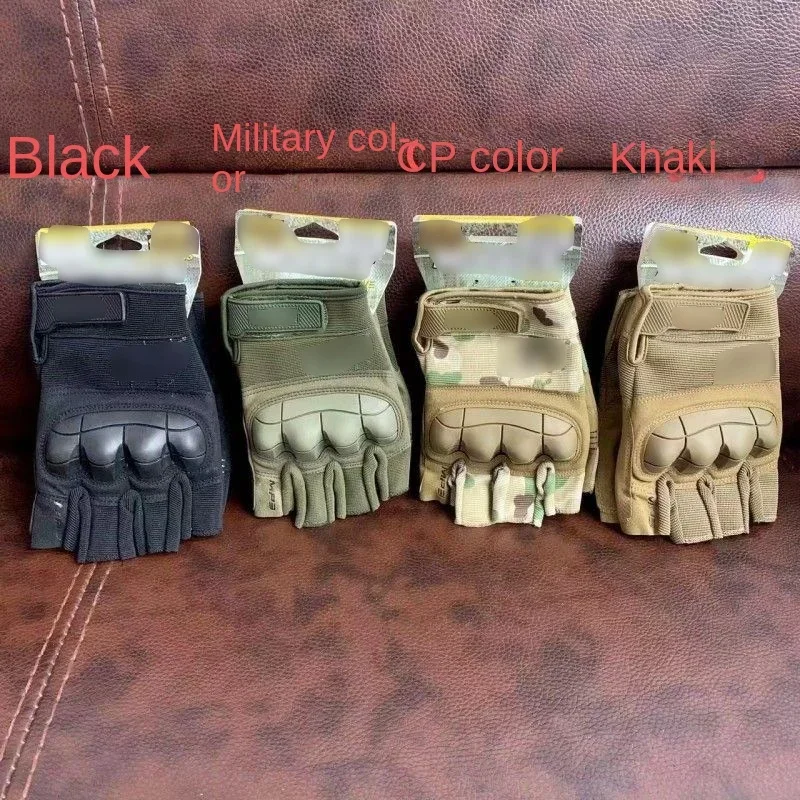 

Motorcycle Half-finger Gloves Cross-border Special Forces SEAL Tactical Combat Army Fan Technician Non-slip and Non-cut Luvas