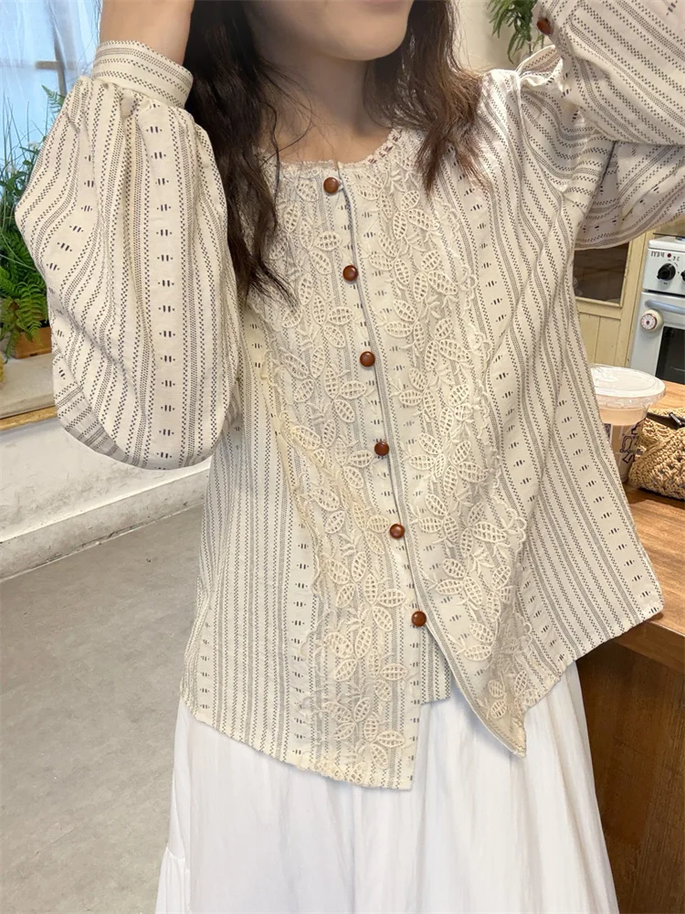 

Shirts Women Solid Long Sleeve Elegant Office Lady Korean Fashion Breathable Thin Spring Autumn All-match Tops Casual Ulzzang