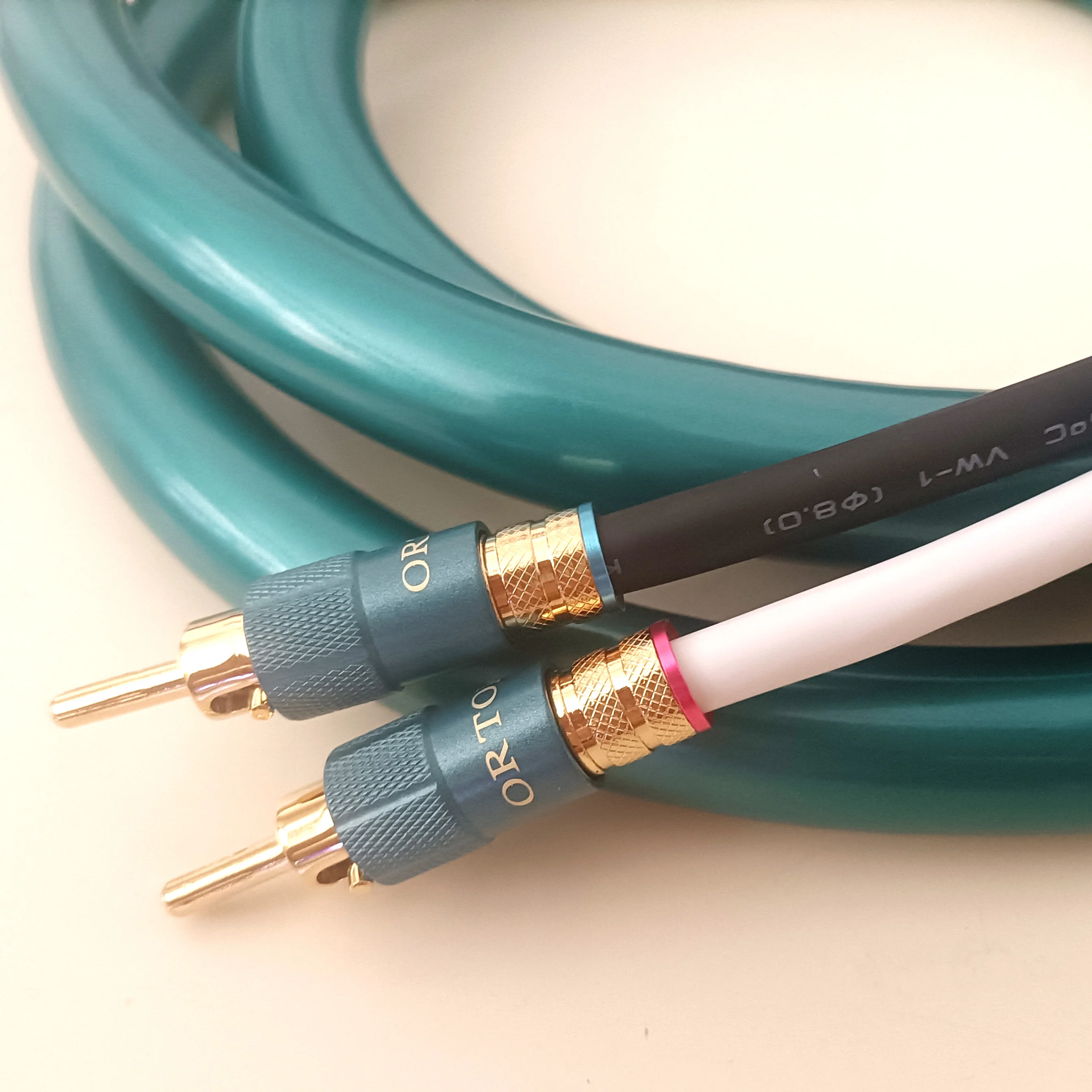 Hi-End Ortofon Speaker Cable Ortofo Gold Plated Banana To Banana Plug Hifi AMP  CD Player Audio Speaker Interconnect Cables