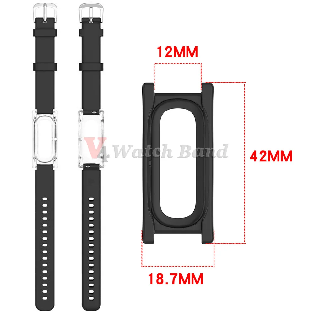 12mm Inner Lug Adapter Case for Google Fitbit Air Watch Band Strap Connector Conversion Adapter MultiColor Replacement Connect