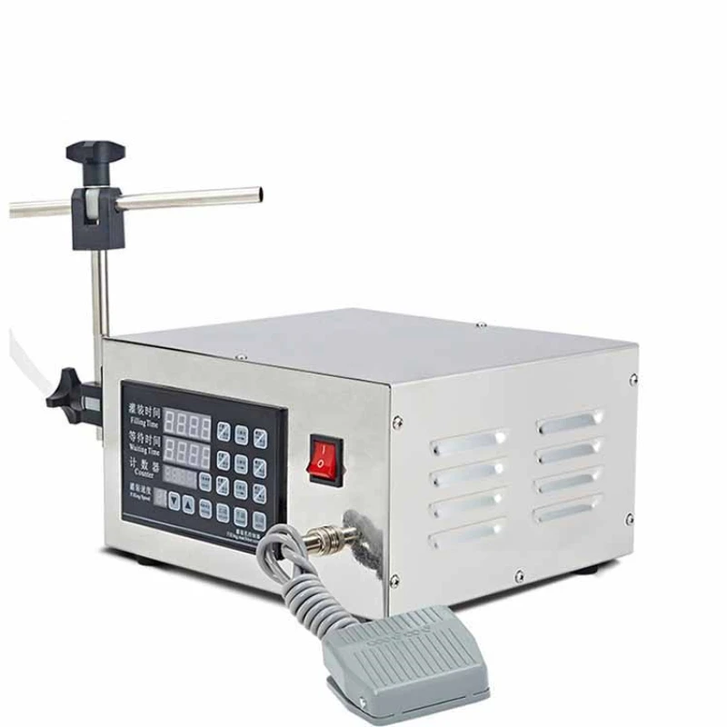 GFK280 Single Nozzle Automatic Pedal Control Peristaltic pump Drive Desktop Filling Machine For Oil Sugar