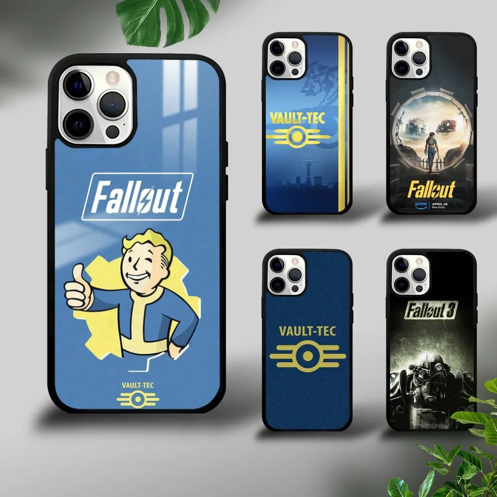 F-Fallout S-Series 4 Cool Game Phone Case For IPhone 16 15 14 13 12 11 Pro Xs Max Mini Plus Celulares Hard Funda