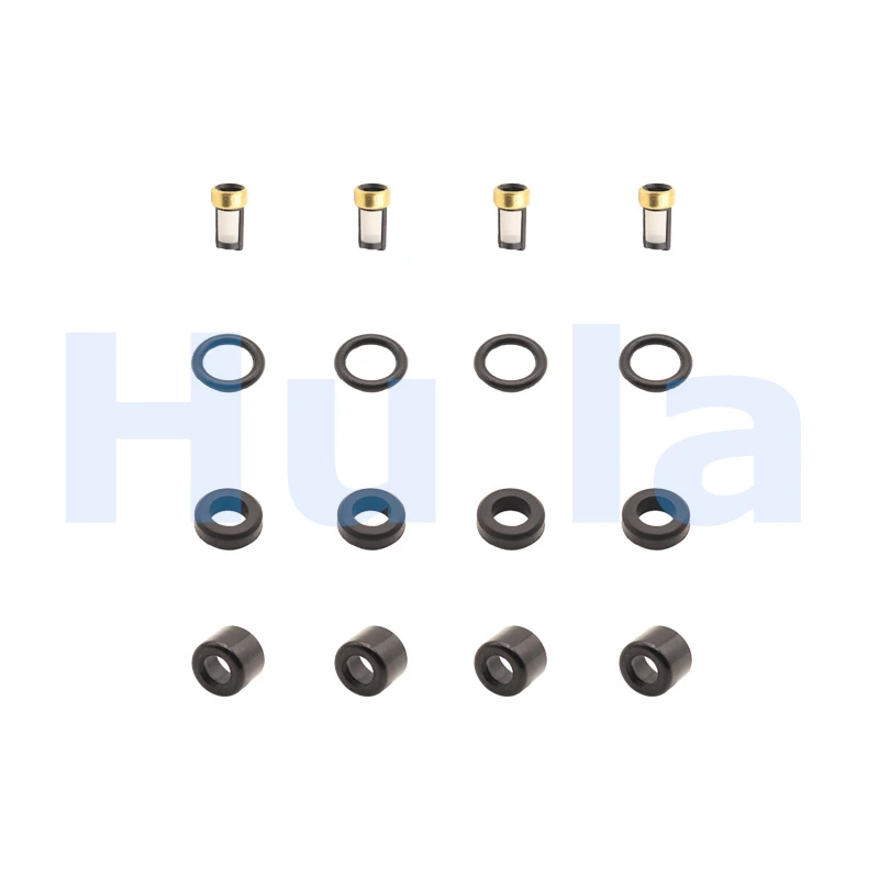 23250-50080 Fuel Injector Seal O-Ring Kit Seals Filters for 2005-2009 Toyota Tundra Lexus LX470 4.7L