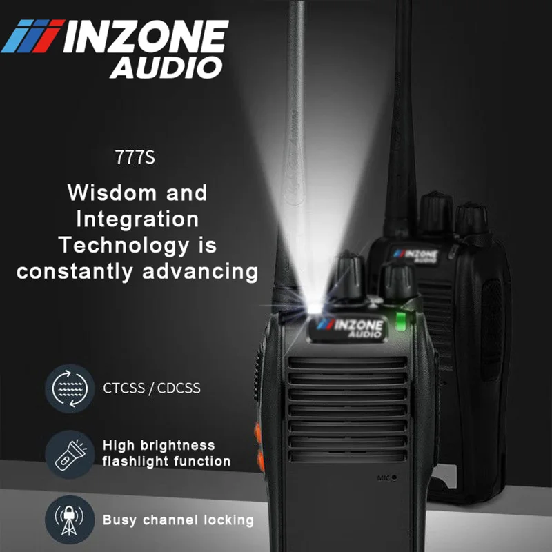 VIP INZONE AUDIO 777S جهاز اتصال لاسلكي عالي الطاقة فندق فندق طويل الاستعداد في الهواء الطلق محطة يدوية لاسلكية كلاسيكية ذاتية القيادة #3