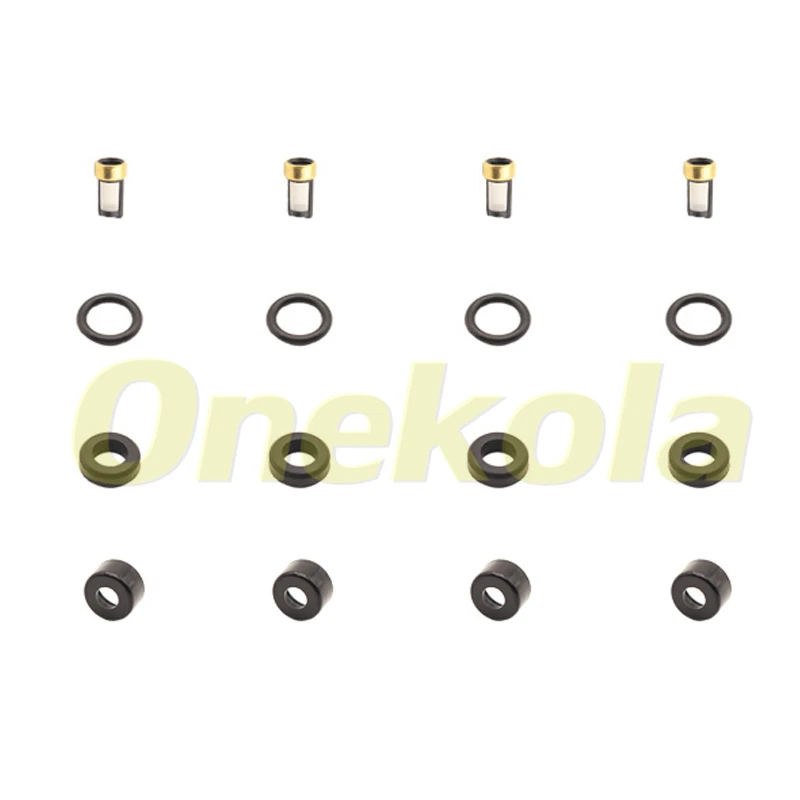 Fuel Injector Seal O-Ring Kit Seals Filters for Toyota Chevy Prizm Matrix Corolla 1.8 23250-22040 23209-22040