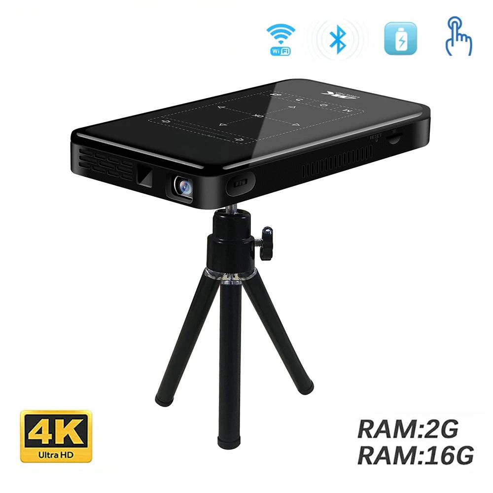 4K high definition DLP Mini Smart Micro Projector Portable Home Projector