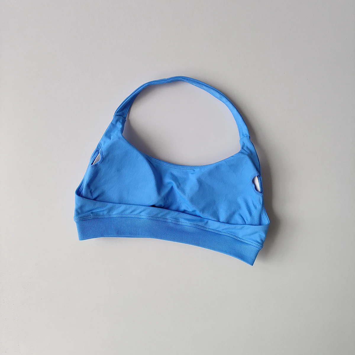 Damen Sexy Neckholder-Sport-BH, schnelltrocknend, Fitness, schöner Rücken, Training, Laufen, Sport-BH, bequeme Unterstützung, Yoga-BHs – Detail 12