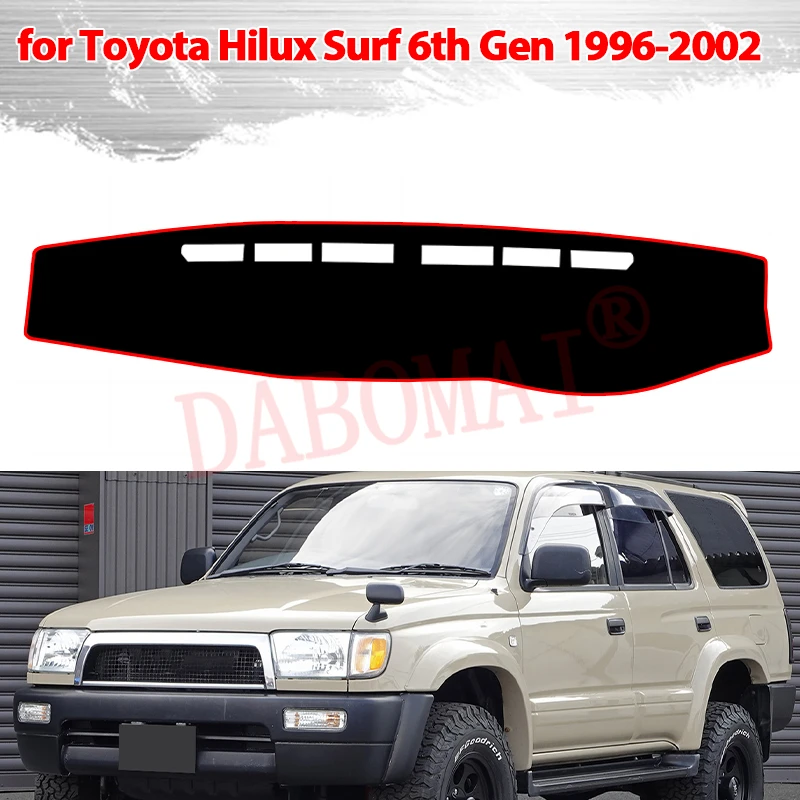 

Dashboard Cover Protective Pad for Toyota Hilux Surf 6th Gen N150 N14 4x4 1996-2002 Car Dash Board Sunshade Anti-UV Carpet