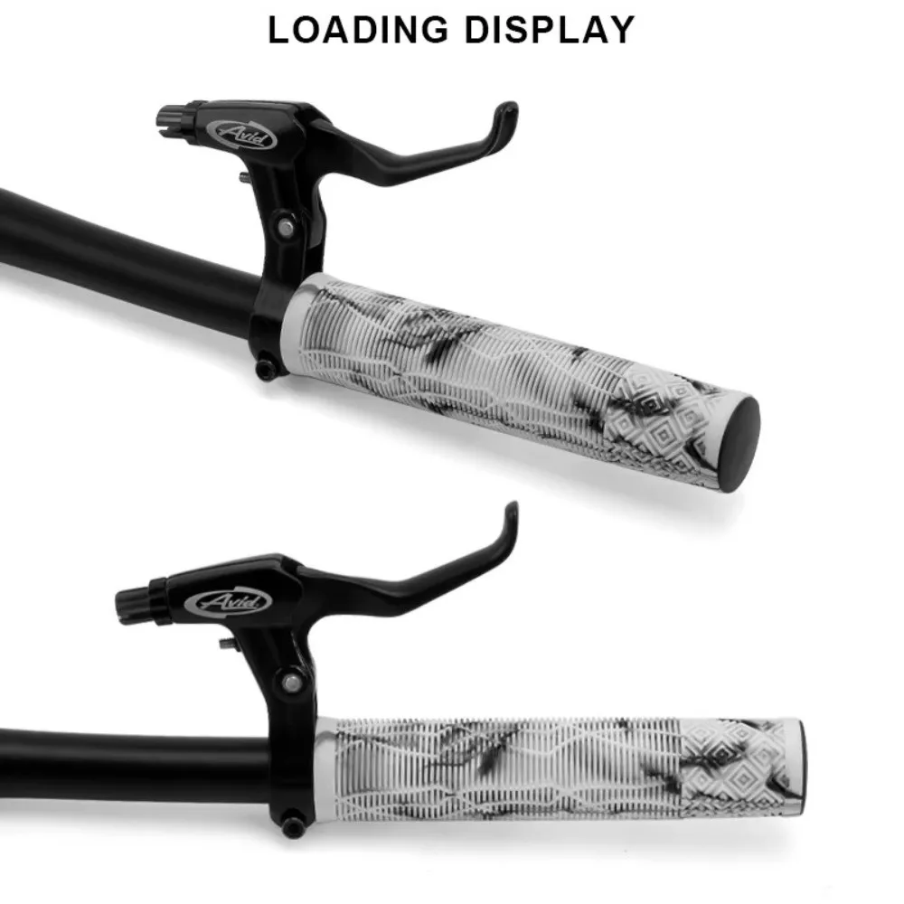 For 22.2mm Handlebar Bicycle Handlebar Grips Soft Rubber Striped Bike Grips Mixed Color Anti Slip Bike Handlebar Cover