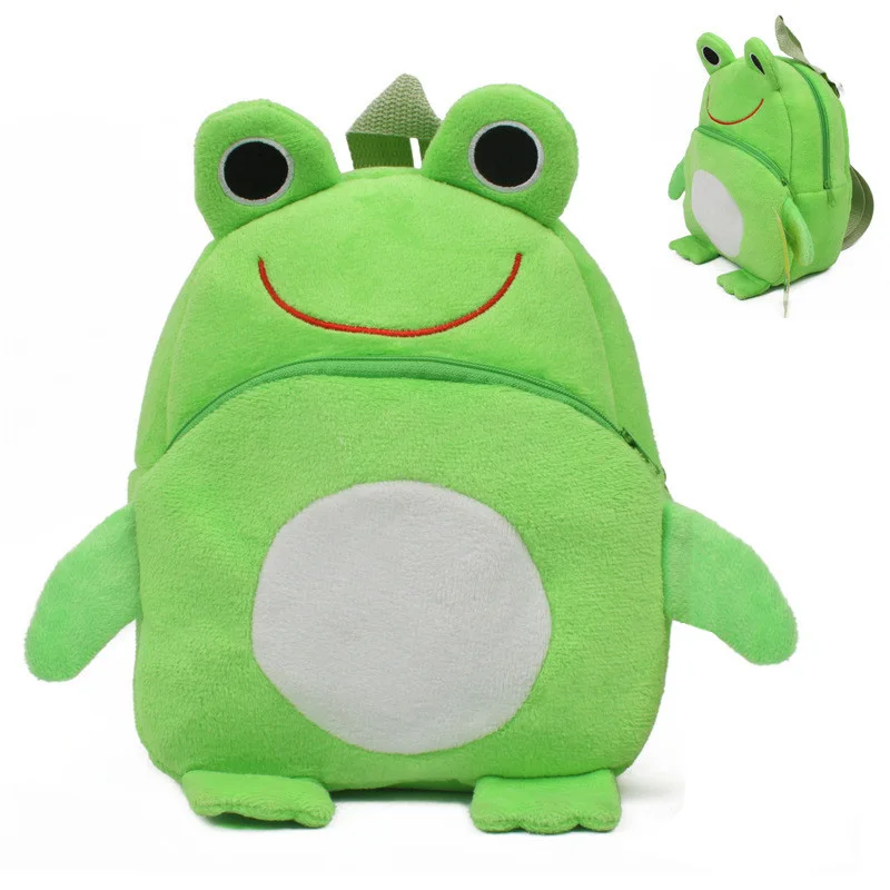 

Frog Mini Schoolbag Baby Backpack Children's Shool Bags Kids Plush Backpack for Birthday Christmas Gift