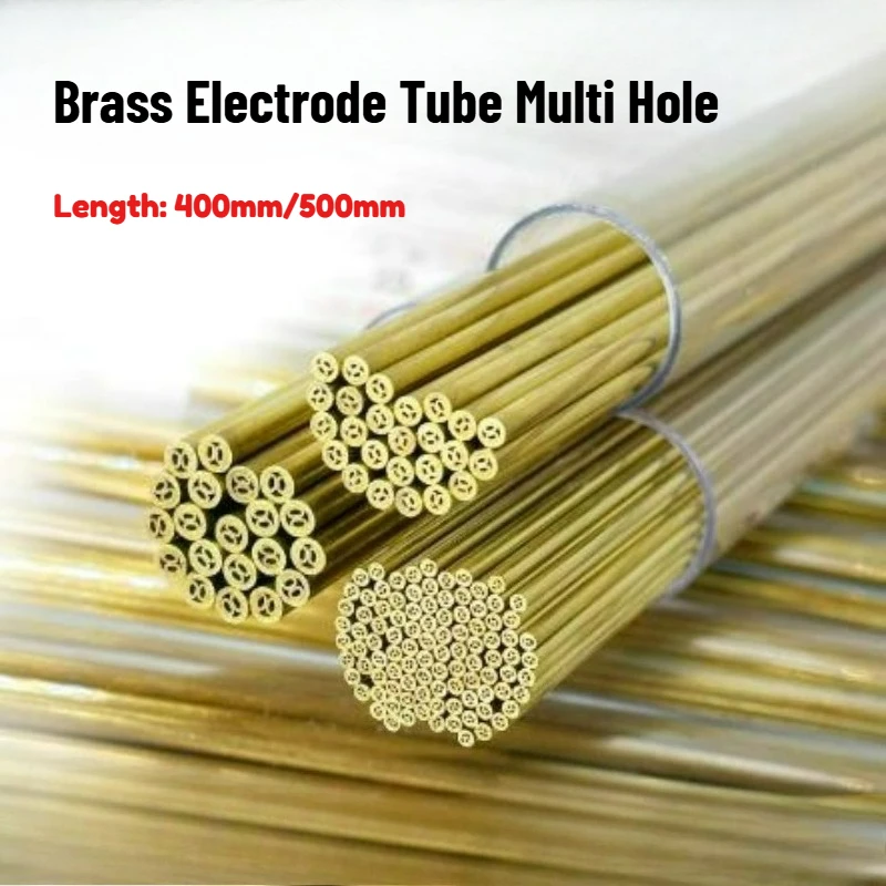 

Multi Hole Brass Copper Tube 400/500mm EDM Drilling Machine Wire Cutting Accessories Slow Running Electrode Consumables Piercing