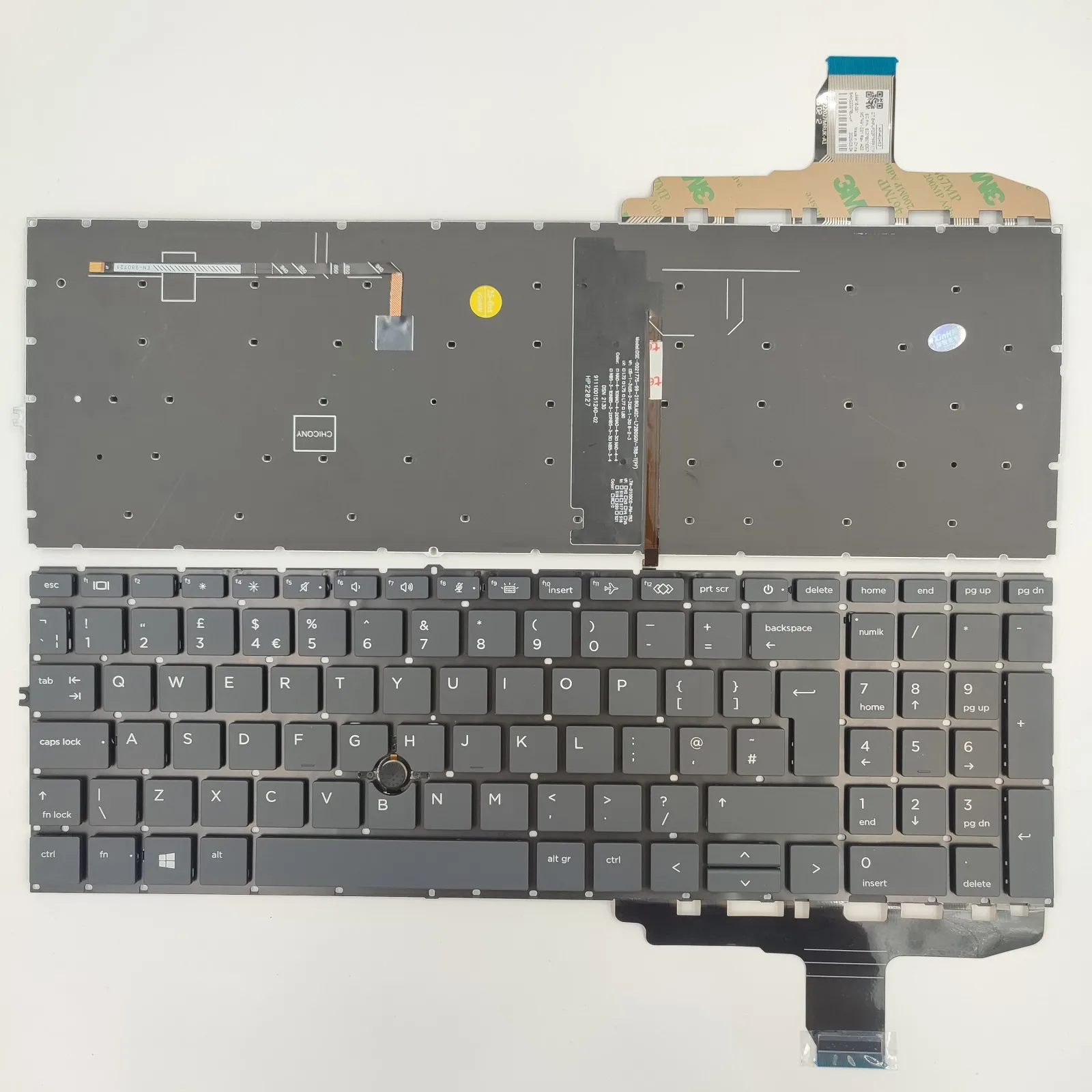 

US SP UK layout for HP Elitebook 850 G7/G8 855 G7/G8 750 G7/G8 755 G7/G8 Zbook Firefly 15 G7 G8 HSN-I41C-5 Laptop keyboard