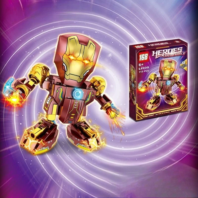 獣王国バットマンスパイダーマンアイアンマンキャプテンアメリカ人格フィギュアモデルクリエイティブ教育玩具装飾装飾品